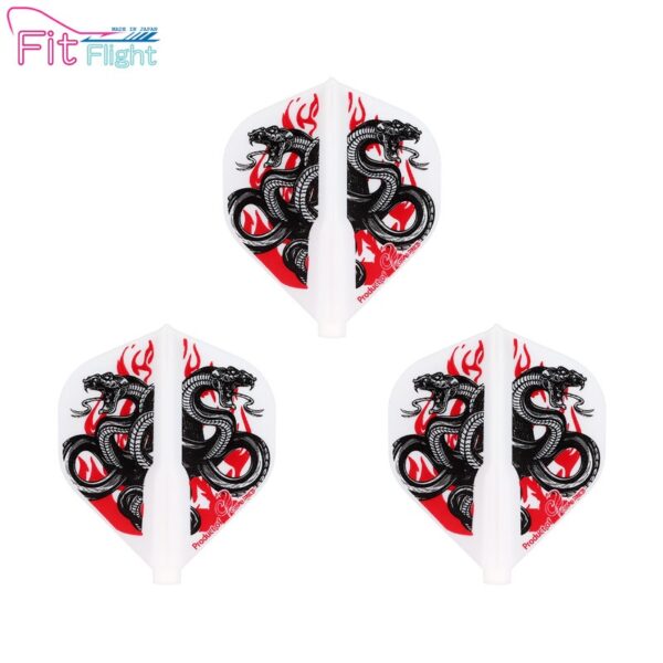 COSMO DARTS Fit Flight Printed Series Samurai Skull Standard/Shape (Darts Flight) - Image 5