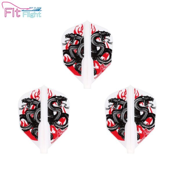 COSMO DARTS Fit Flight Printed Series Samurai Skull Standard/Shape (Darts Flight) - Image 6